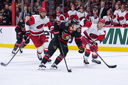 NHL: Carolina Hurricanes at Ottawa Senators