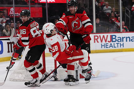 NHL: Detroit Red Wings at New Jersey Devils
