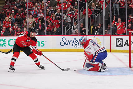 NHL: Montreal Canadiens at New Jersey Devils