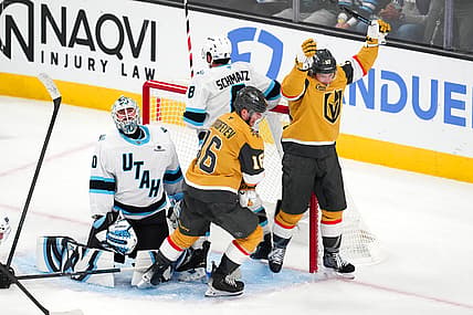 NHL: Stanley Cup Playoffs-Utah Mammoth at Vegas Golden Knights