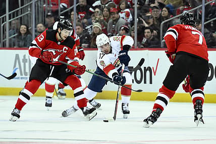 NHL: Florida Panthers at New Jersey Devils