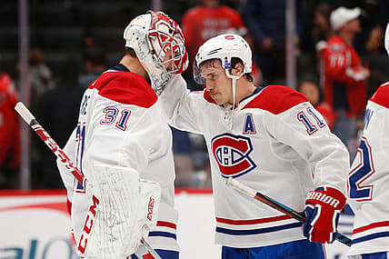 NHL: Montreal Canadiens at Washington Capitals, brendan gallagher and carey price