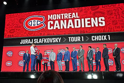 NHL: NHL Draft, montreal canadiens draft jurar slafkovsky