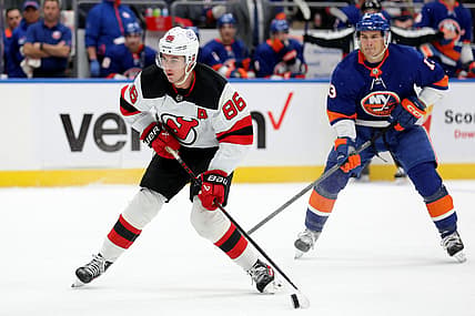 NHL: New Jersey Devils at New York Islanders