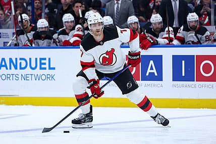 NHL: New Jersey Devils at Tampa Bay Lightning