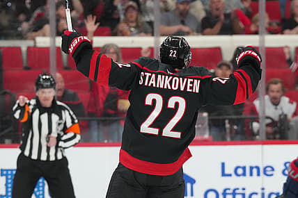 NHL: Columbus Blue Jackets at Carolina Hurricanes