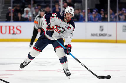 NHL: Columbus Blue Jackets at New York Islanders
