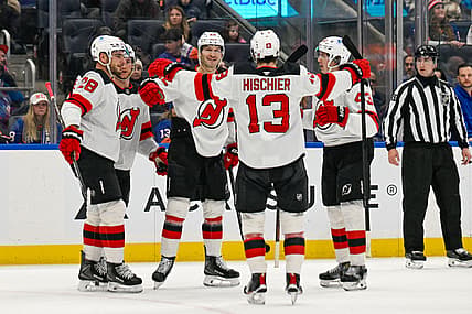 NHL: New Jersey Devils at New York Islanders