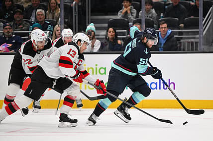 NHL: New Jersey Devils at Seattle Kraken