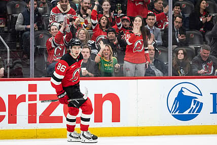 NHL: Pittsburgh Penguins at New Jersey Devils