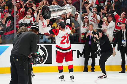 NHL: Stanley Cup Final-Carolina Hurricanes at Vegas Golden Knights