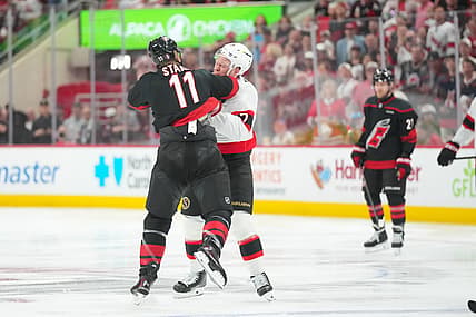 NHL: Stanley Cup Playoffs-Ottawa Senators at Carolina Hurricanes