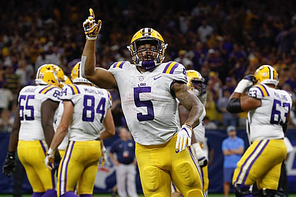 LSU running back Derrius Guice