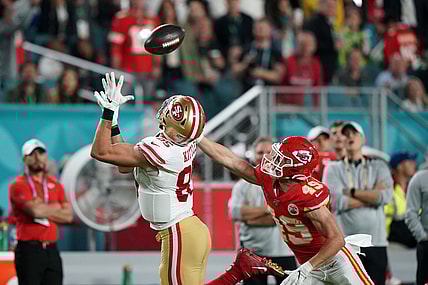 San Francisco 49ers tight end George Kittle during Super Bowl LIV