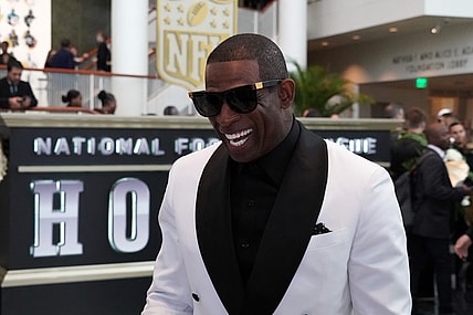 Hall of Famer Deion Sanders during NFL Honors.