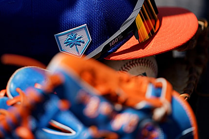 Mets hat during Spring Training