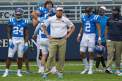 Ole Miss football coach Lane Kiffin