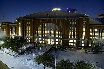 Feb 15, 2021; Dallas, Texas, USA; A view of the arena before the game between the Nashville Predators and Dallas Stars at American Airlines Center. The game is postponed at the request of the city of Dallas due to the power outages in the region. Mandatory Credit: Jerome Miron-USA TODAY Sports