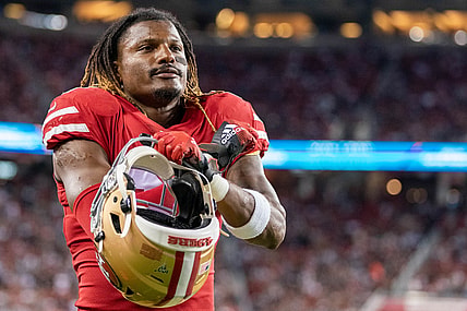 August 10, 2019; Santa Clara, CA, USA; San Francisco 49ers free safety Adrian Colbert (27) leaves the field during the third quarter against the Dallas Cowboys at Levi's Stadium. Mandatory Credit: Kyle Terada-USA TODAY Sports