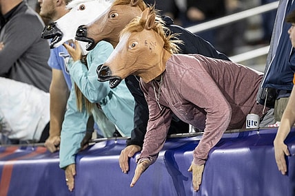 May 7, 2022; Birmingham, AL, USA; Birmingham Stallions fans cheer during the second half at Protective Stadium. Mandatory Credit: Vasha Hunt-USA TODAY Sports