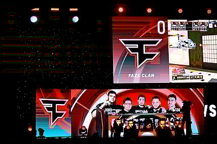 Jul 20, 2019; Miami Beach, FL, USA; Faze Clan plays against 100 Thieves during the Call of Duty League Finals e-sports event at Miami Beach Convention Center. Mandatory Credit: Jasen Vinlove-USA TODAY Sports