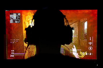 The Boston Breach team plays in the Call of Duty League Pro-Am Classic esports tournament at Belong Gaming Arena in Columbus on May 6, 2022.

Call Of Duty Esports Tournament