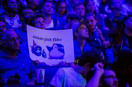 Andrew Gillings, 29 of Traverse City supports Team Liquid at the 2019 LCS Summer Finals at Little Caesars Arena in Detroit, Mich., Sunday, Aug 25, 2019.

Lcs 082519 19 01