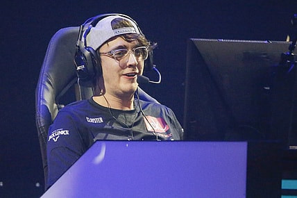 Jan 24, 2020; Minneapolis, Minnesota, USA; James Clayster Eubanks of the Dallas Empire competes against the Chicago Huntsmen (not pictured) during the Call of Duty League Launch Weekend at The Armory. Mandatory Credit: Bruce Kluckhohn-USA TODAY Sports