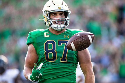 Notre Dame tight end Michael Mayer