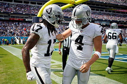 Davante Adams and Derek Carr