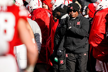 Nebraska head coach Mickey Joseph
