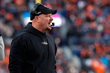 Denver Broncos head coach Nathaniel Hackett