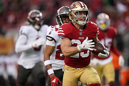 San Francisco 49ers running back Christian McCaffrey