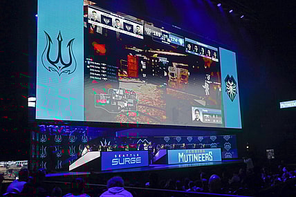 Jan 24, 2020; Minneapolis, Minnesota, USA; The Seattle Surge play against the Florida Mutineers during the Call of Duty League Launch Weekend at The Armory. Mandatory Credit: Bruce Kluckhohn-USA TODAY Sports