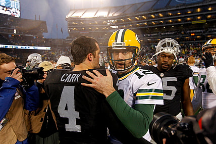 NFL, Aaron Rodgers, Derek Carr