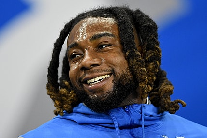 Detroit Lions edge rusher James Houston