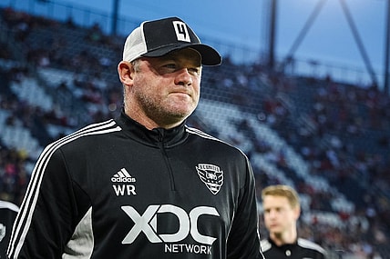 Sep 4, 2022; Washington, District of Columbia, USA; D.C. United head coach Wayne Rooney takes the pitch before the match against the Colorado Rapids at Audi Field. Mandatory Credit: Scott Taetsch-USA TODAY Sports
