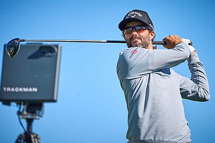 Adam Hadwin tees off on the third hole during round one of the WM Phoenix Open at TPC Scottsdale on Feb. 9, 2023.

Pga Wm Phoenix Open Round 1