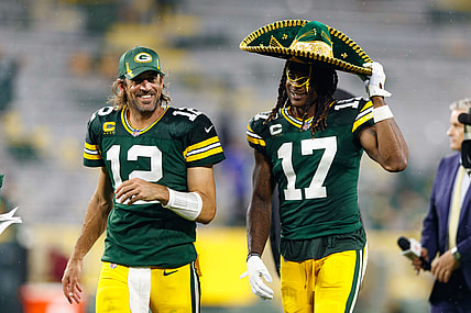 Davante Adams, Aaron Rodgers, Las Vegas Raiders