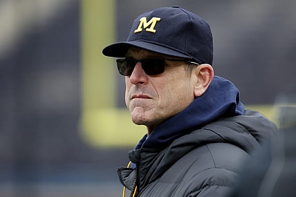 Michigan Wolverines head coach Jim Harbaugh accepted Schemy Schembechler's resignation three days after he was hired. Mandatory Credit: Rick Osentoski-USA TODAY Sports