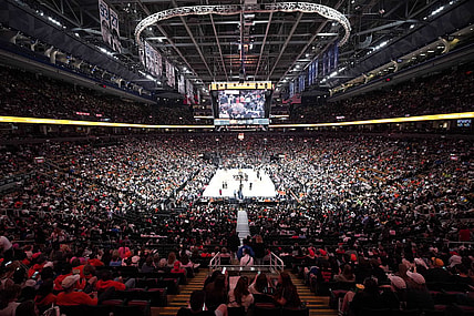 May 13, 2023; Toronto, Ontario, Canada; A general view of  Scotiabank Arena during the first ever WNBA game in Canada between the Chicago Sky and Minnesota Lynx. Mandatory Credit: John E. Sokolowski-USA TODAY Sports