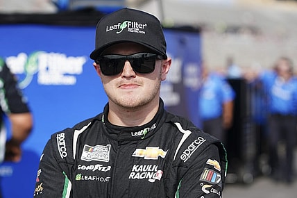 Jul 8, 2023; Hampton, Georgia, USA; NASCAR Cup Series driver Justin Haley (31) prior to qualifying at Atlanta Motor Speedway. Mandatory Credit: Marvin Gentry-USA TODAY Sports