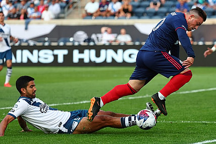 Jul 31, 2023; Bridgeview, IL, USA; Chicago Fire midfielder Xherdan Shaqiri (10) shoots the ball against Puebla during the first half at SeatGeek Stadium. Mandatory Credit: Mike Dinovo-USA TODAY Sports