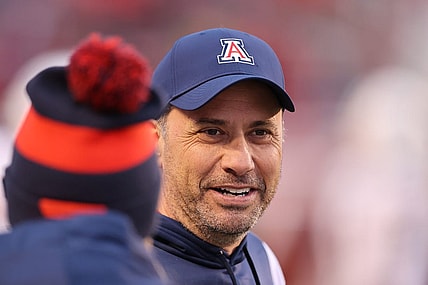 Arizona Wildcats head coach Jedd Fisch is not taking Northern Arizona lightly after losing to the FCS program in 2021. Mandatory Credit: Rob Gray-USA TODAY Sports