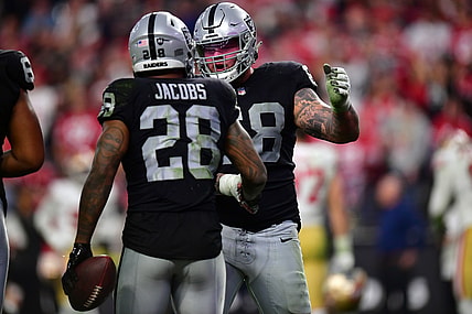 Las Vegas Raiders running back Josh Jacobs