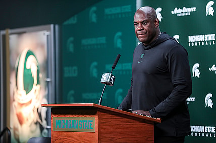Michigan State head coach Mel Tucker