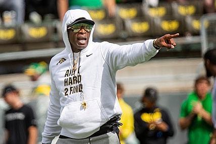 Colorado Buffaloes coach Deion Sanders