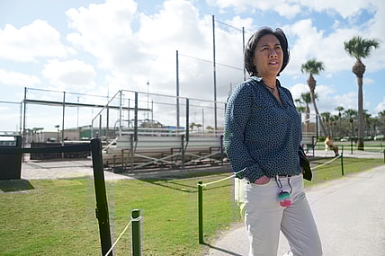 Miami Marlins general manager Kim Ng