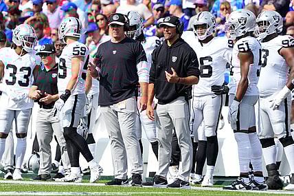 Las Vegas Raiders head coach Josh McDaniels