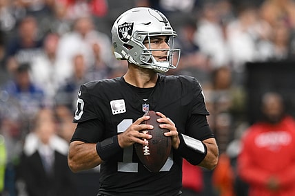 Las Vegas Raiders quarterback Jimmy Garoppolo